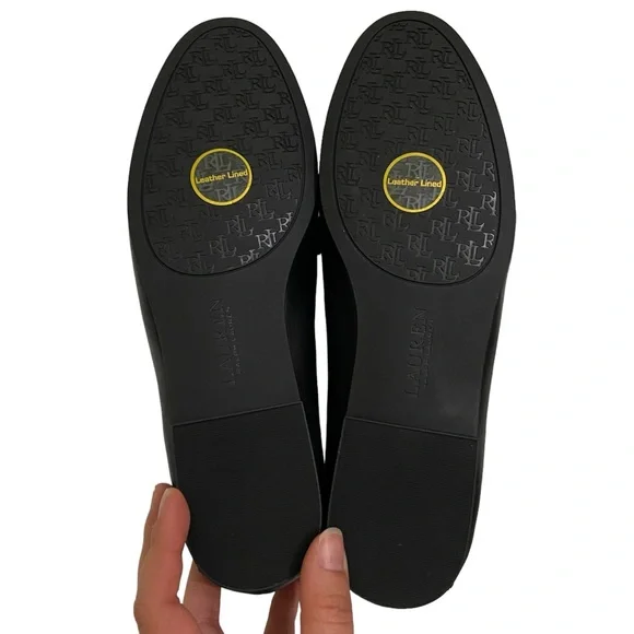 Lauren Ralph Lauren Averi Nappa Leather Loafer Size 6 - Picture 4 of 6